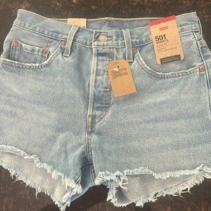 Levi’s 501 high rise shorts